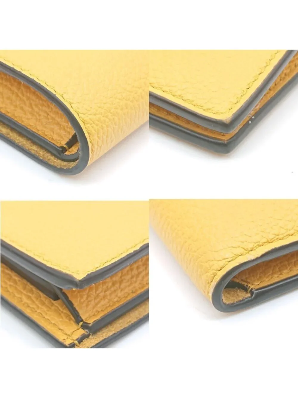 Gucci Folding Wallet Embossed Logo Yellow - Picture 13 of 15